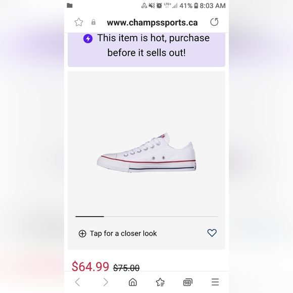 Converse AllStar Lowtops (Unisex) - Picture 12 of 13